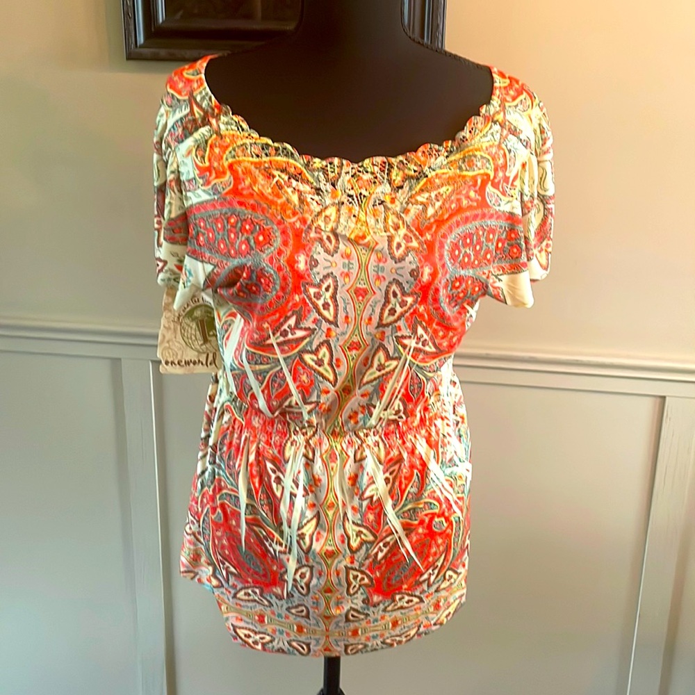 NWT! One World top. Size M